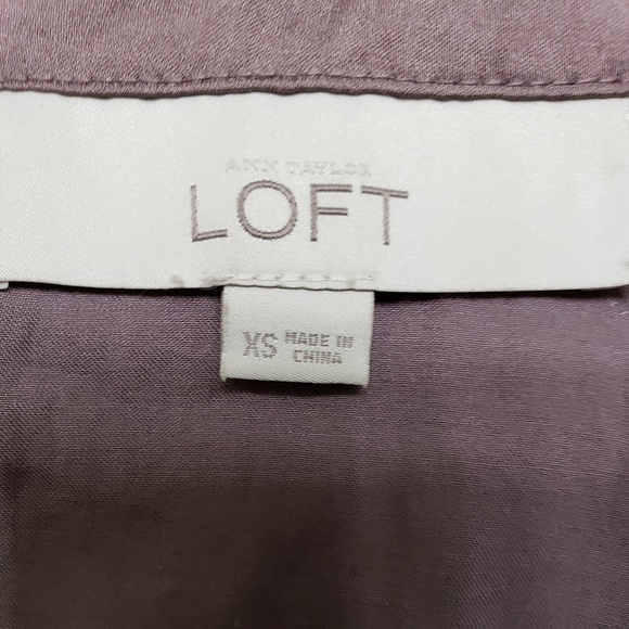 LOFT Silky Eggplant Tank in Extra Small - Picture 3 of 7